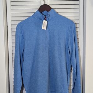 Johnnie-O Quarter Zip Blue